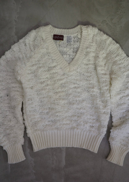 TEXTURED KNIT PULLOVER