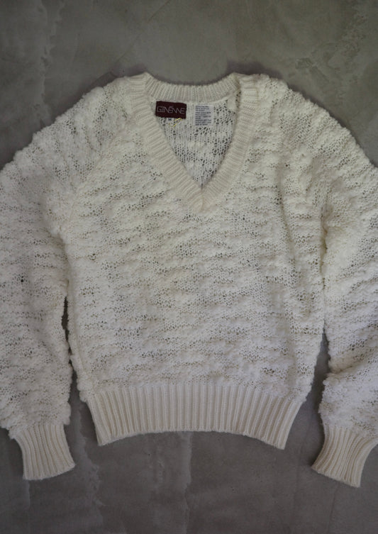 TEXTURED KNIT PULLOVER