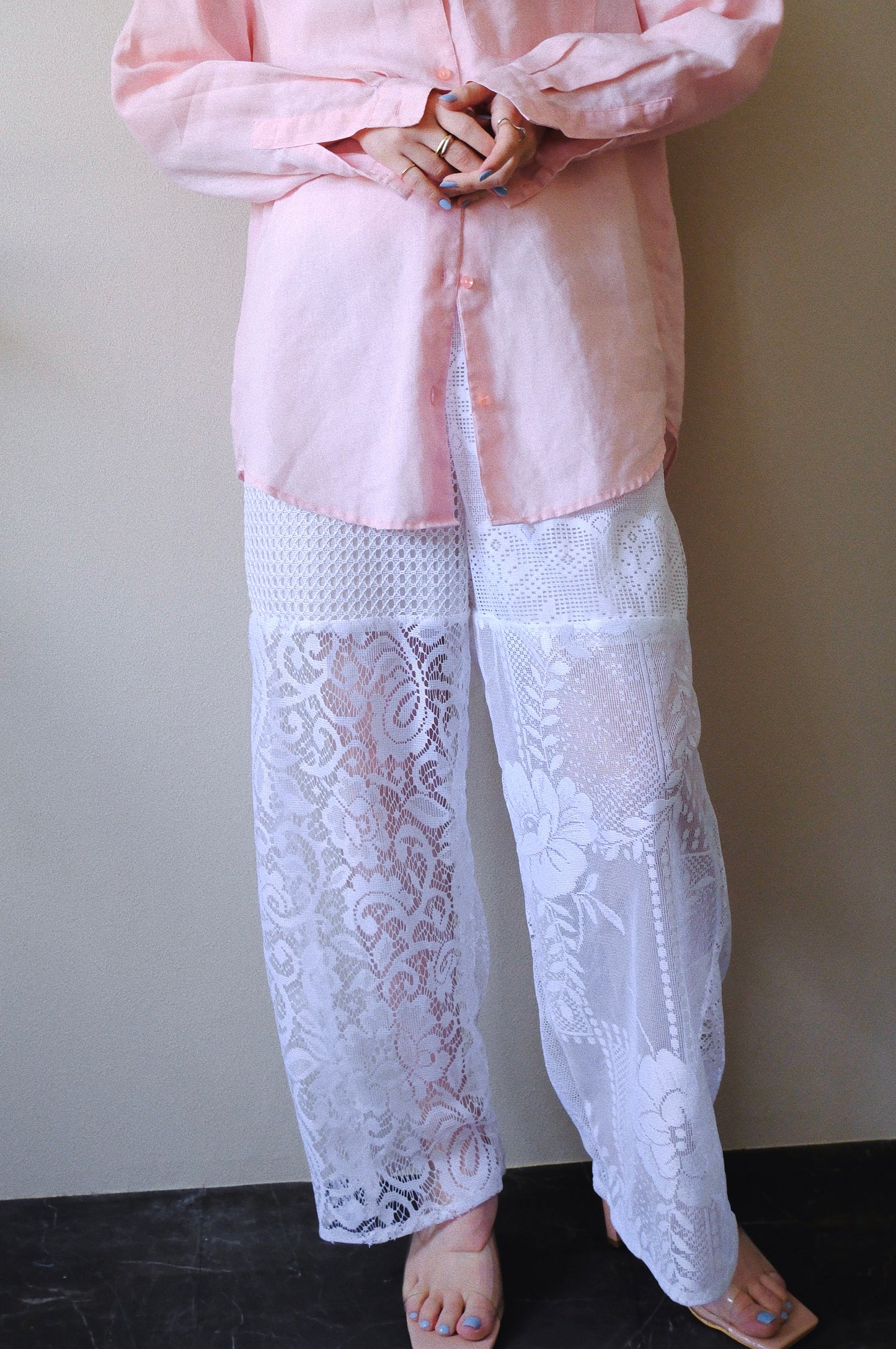 〈remake〉spring lace pants