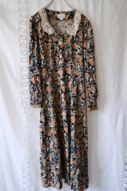vintage flower one-piece