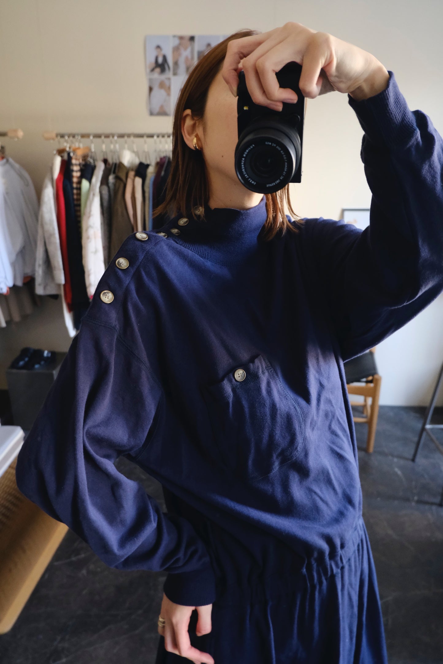 cotton long one-piece