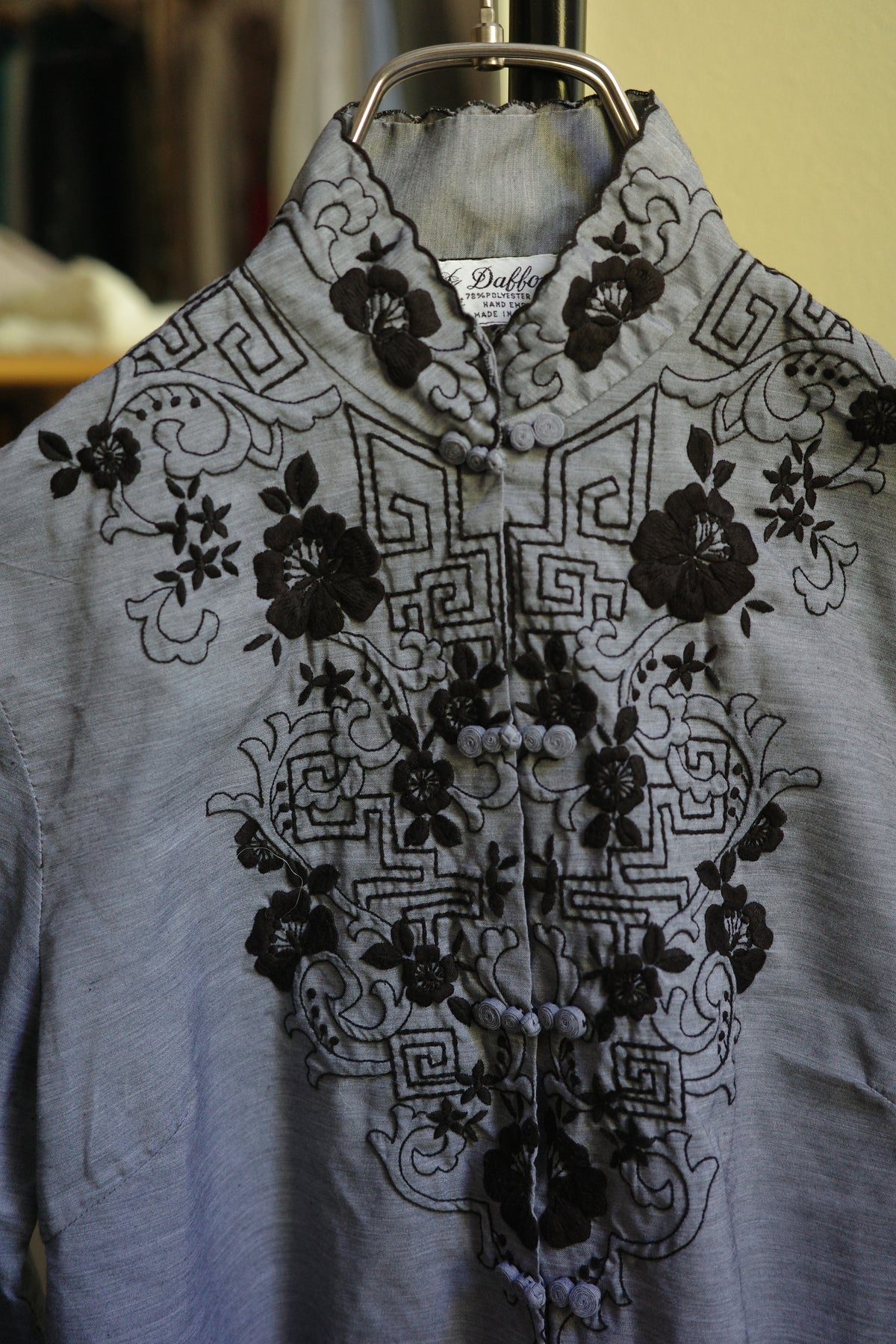 Vintage Embroidered China Style Blouse
