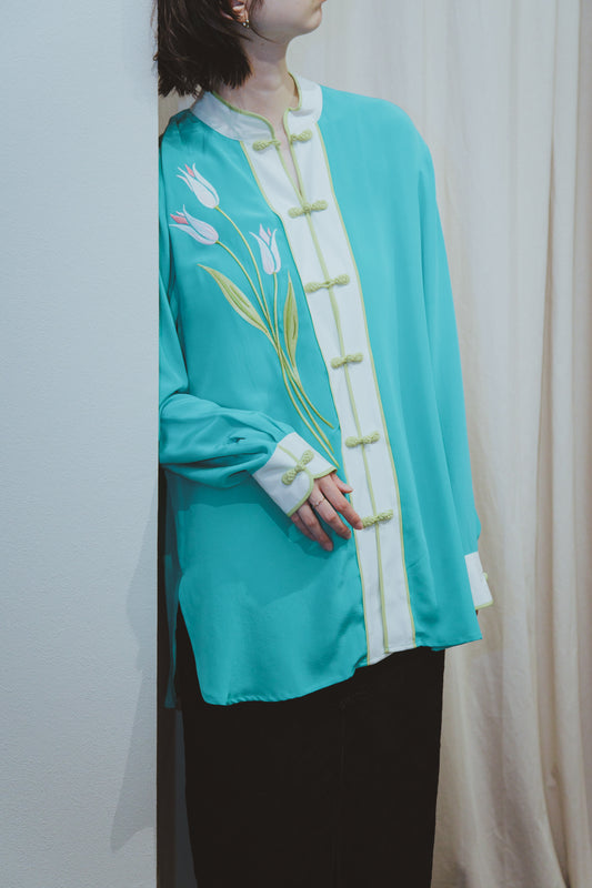 silk china tops