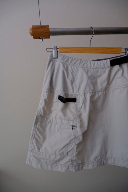 Vintage Off-White Utility Mini Skirt
