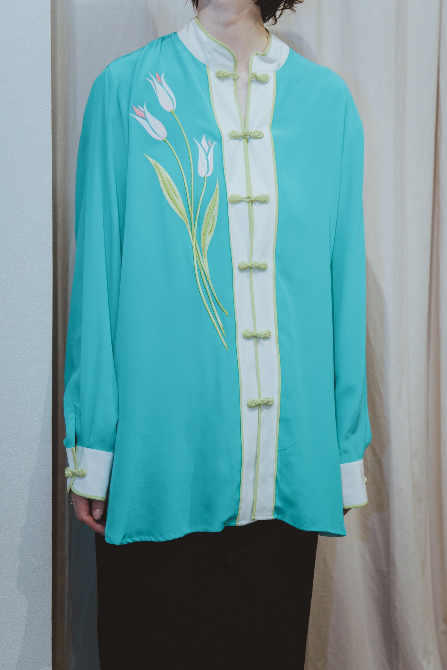 silk china tops