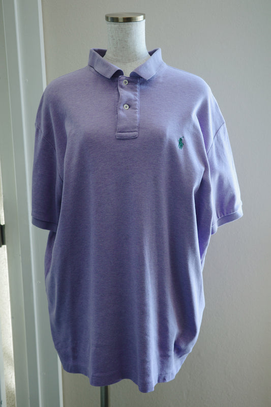 POLO by Ralph / purple half sleeve polo