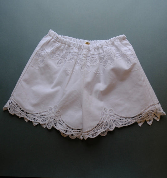 〈Re•lace〉lace shorts