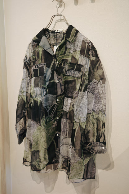 【 A PUPIL 】×swashlondon flower house shirt