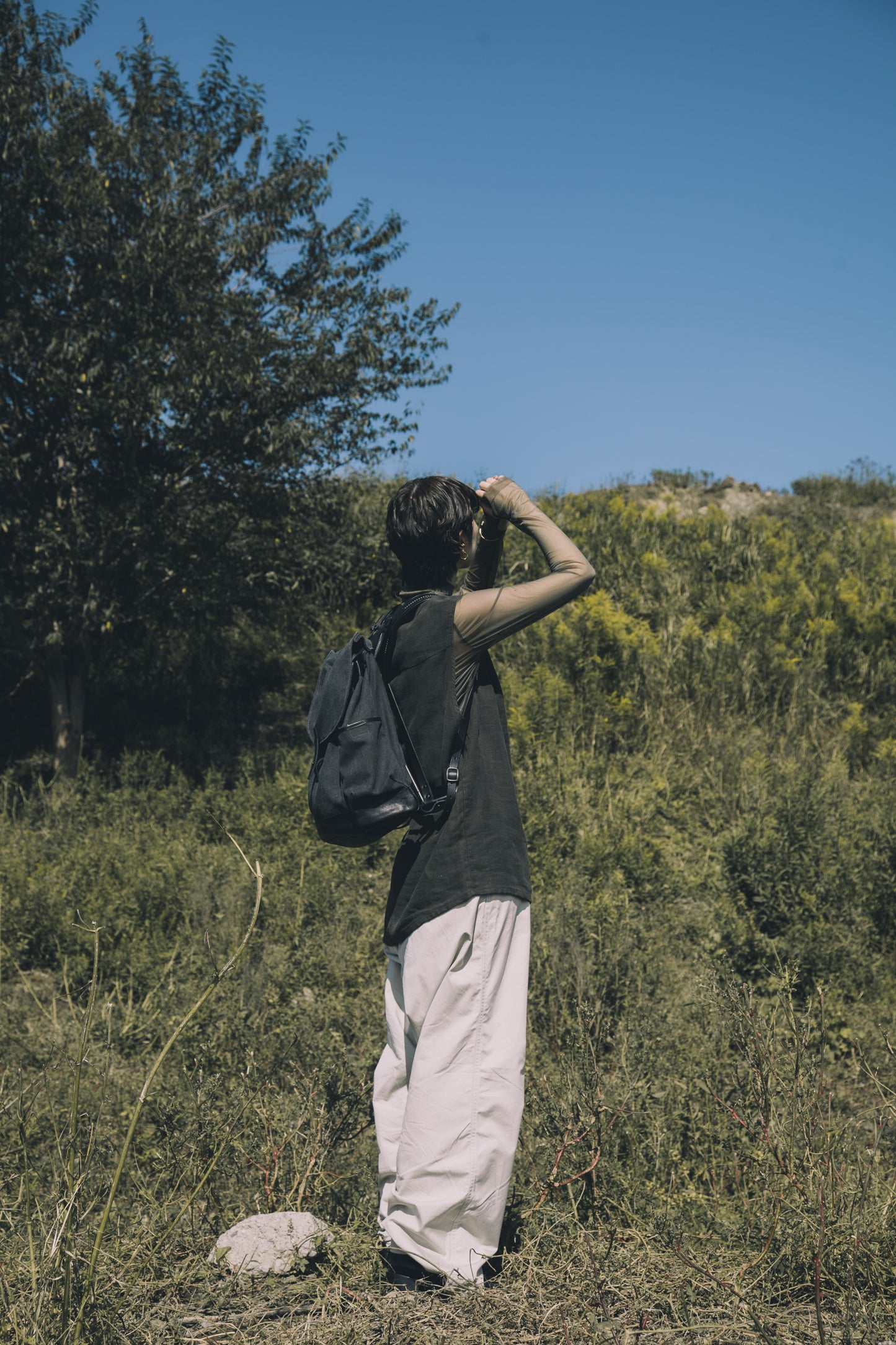 60s linen vest