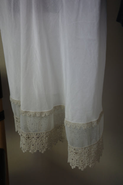 COTTON SILK LACE CAMISOL