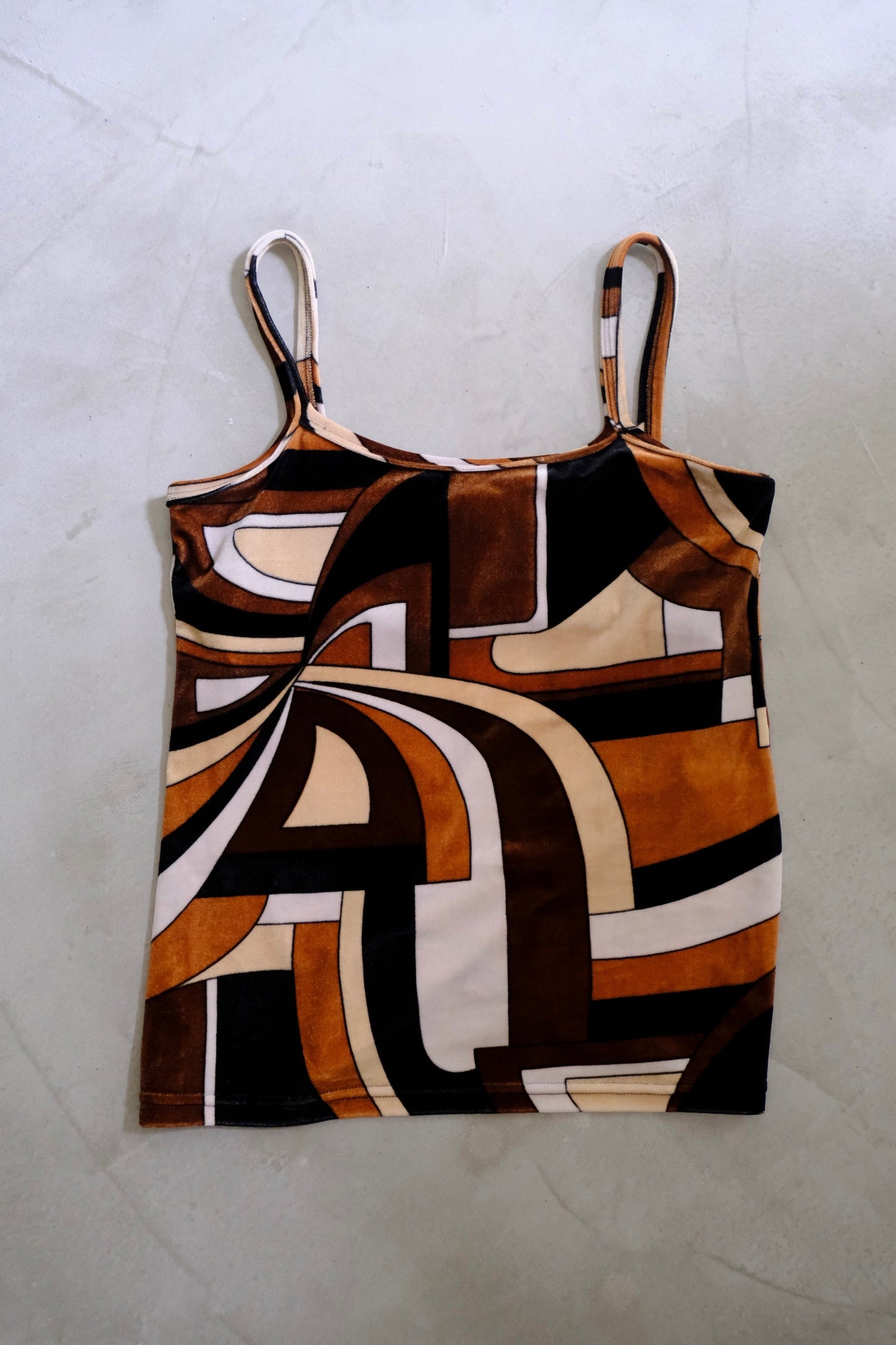 Geometric Print Cami Top