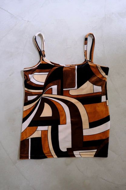 Geometric Print Cami Top