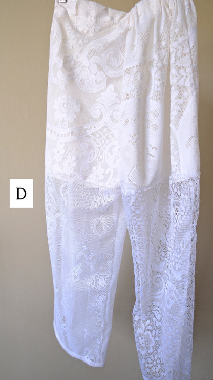 〈remake〉spring lace pants