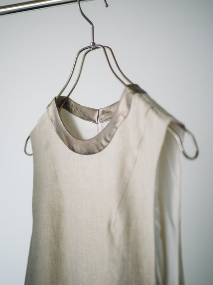 【 A PUPIL 】25SS linen sleeveless dress