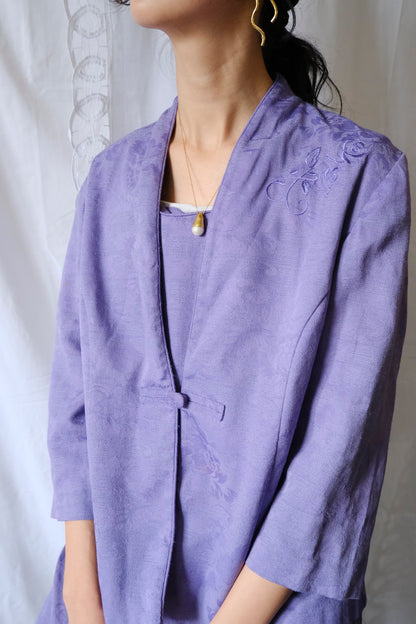 〈set〉vintage purple op & jacket