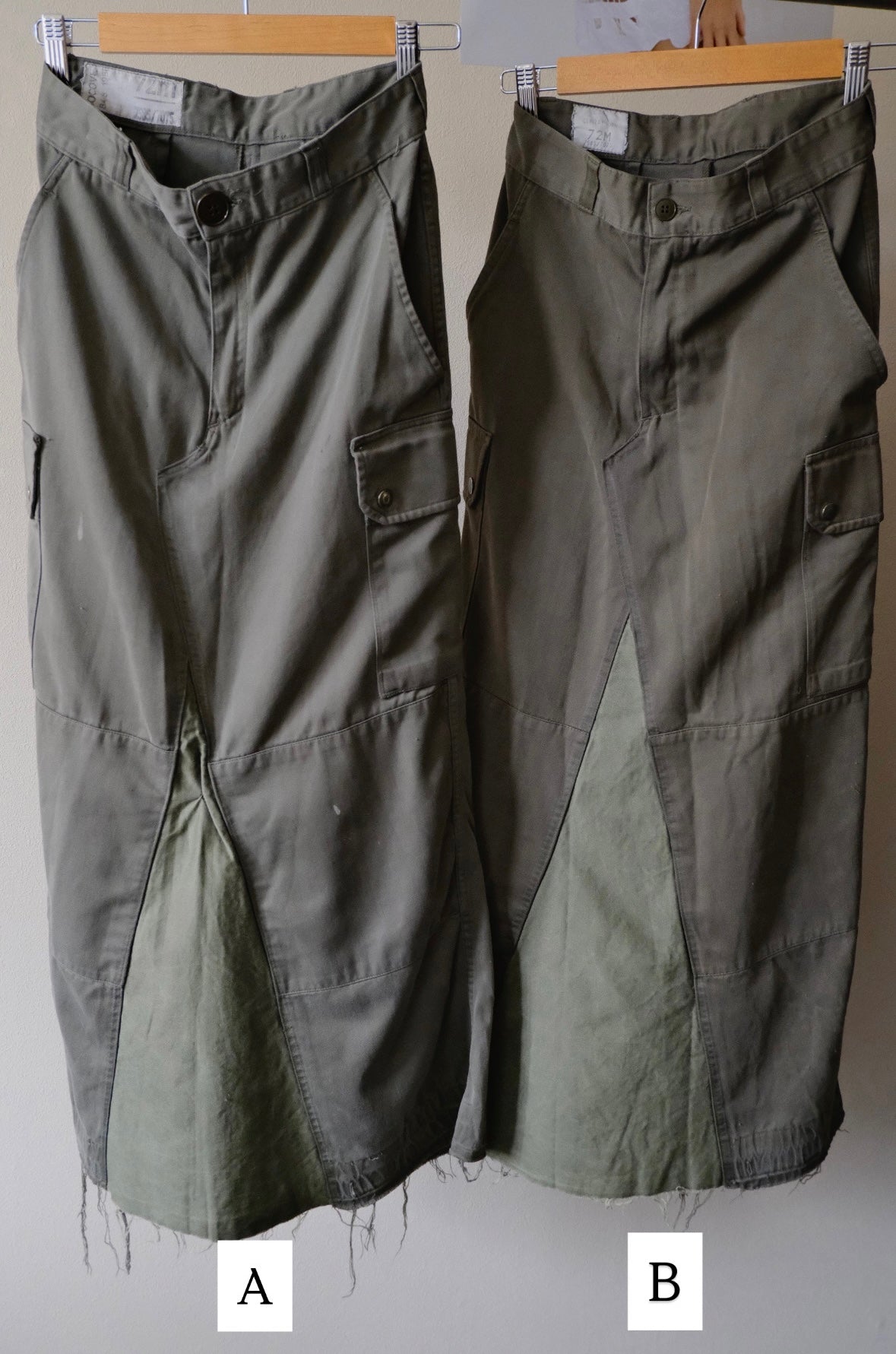 military f2pants remake skirt