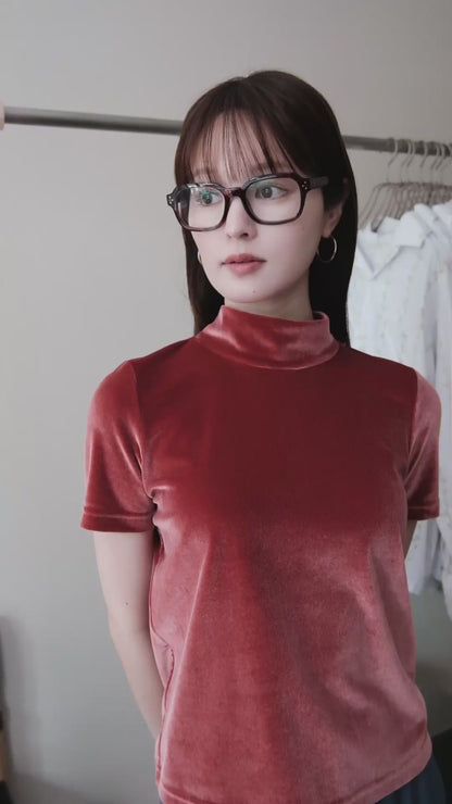 vintage velor tops